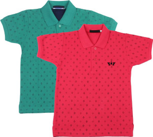 NeuVin Boys Printed Cotton Blend Regular T
