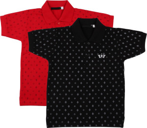 NeuVin Boys Printed Cotton Blend Regular T
