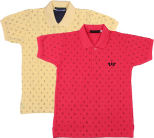 NeuVin Boys Printed Cotton Blend Regular T