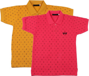 NeuVin Boys Printed Cotton Blend Regular T