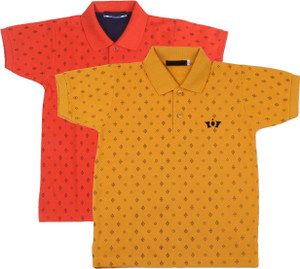 NeuVin Boys Printed Cotton Blend Regular T