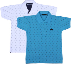 NeuVin Boys Printed Cotton Blend Regular T