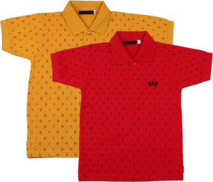 NeuVin Boys Printed Cotton Blend Regular T