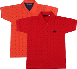 NeuVin Boys Printed Cotton Blend Regular T