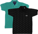 NeuVin Boys Printed Cotton Blend Regular T
