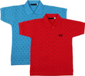 NeuVin Boys Printed Cotton Blend Regular T