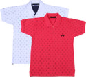 NeuVin Boys Printed Cotton Blend Regular T