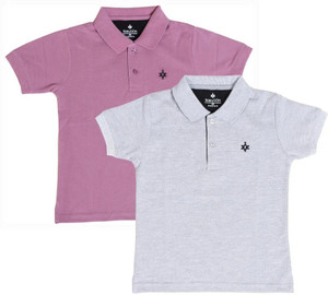 NeuVin Boys Solid Cotton Blend Regular T