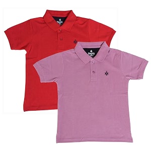 Boys Cotton Matty Polo T-Shirt Combo -