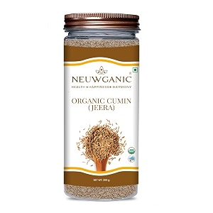 neuwganic - organic cumin-jeera whole  pure amp natural jeera  indian organic spices  ideal for cookingweight lossblood circulationdigestion  200 gm pack of 1