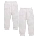 NEVA ANGAAKAR Baby Thermal Bottoms Pack of 2 | Soft &amp; Warm Winter Wear Pants for Infants | Stretchable Body Warmer Lowers for 0-3 Months | Grey (in, Age, 6 Months, 12 Months, Regular, White)