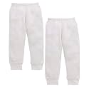 NEVA Baby Kids Boys &amp; Girls Winter Thermal Wear Lower Body Warmer Regular Mid Rise Bottom Grey Color Pack of 2, 0 Month-3 Month