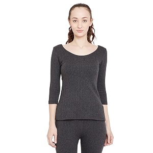 NEVA ESANCIA Women Solid Winter Wear Thermal