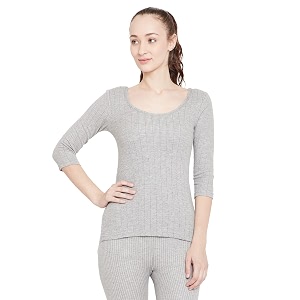 NEVA ESANCIA Women Solid Winter Wear Thermal