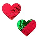 Neva Nude Iridescent Crystal Beamz Nipztix Pasties Nipple Covers for Festivals, Raves, Lingerie and More, Made in USA