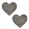 Neva Nude Iridescent Crystal Beamz Nipztix Pasties Nipple Covers for Festivals, Raves, Lingerie and More, Made in USA