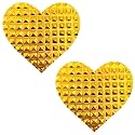 Neva Nude Iridescent Crystal Beamz Nipztix Pasties Nipple Covers for Festivals, Raves, Lingerie and More, Made in USA