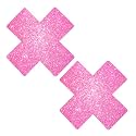 Neva Nude Iridescent Crystal Beamz Nipztix Pasties Nipple Covers for Festivals, Raves, Lingerie and More, Made in USA