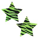 Neva Nude Iridescent Crystal Beamz Nipztix Pasties Nipple Covers for Festivals, Raves, Lingerie and More, Made in USA