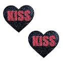 Neva Nude Iridescent Crystal Beamz Nipztix Pasties Nipple Covers for Festivals, Raves, Lingerie and More, Made in USA