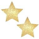 Neva Nude Iridescent Crystal Beamz Nipztix Pasties Nipple Covers for Festivals, Raves, Lingerie and More, Made in USA