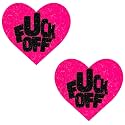 Neva Nude Iridescent Crystal Beamz Nipztix Pasties Nipple Covers for Festivals, Raves, Lingerie and More, Made in USA