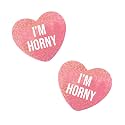 Neva Nude Iridescent Crystal Beamz Nipztix Pasties Nipple Covers for Festivals, Raves, Lingerie and More, Made in USA