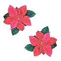 Neva Nude Iridescent Crystal Beamz Nipztix Pasties Nipple Covers for Festivals, Raves, Lingerie and More, Made in USA