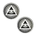 Neva Nude Iridescent Crystal Beamz Nipztix Pasties Nipple Covers for Festivals, Raves, Lingerie and More, Made in USA