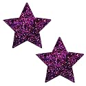 Neva Nude Iridescent Crystal Beamz Nipztix Pasties Nipple Covers for Festivals, Raves, Lingerie and More, Made in USA