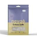 Nevae Soft Cotton Balls | 100% Pure Cotton | Gentle, Absorbent &amp; Skin Safe | For Makeup, Nail Care, Skincare &amp; Baby Hygiene (cotton ball 100 pcs (pack of 1))