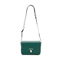 Nevah Solid Crossbody Handbag Twist Closure For