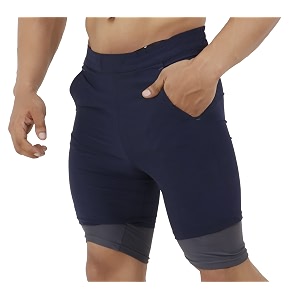 NEVER LOSE Mens 2 in 1 Running
