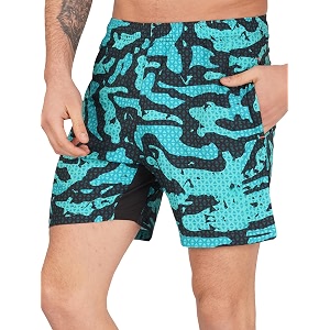 NEVER LOSE Mens 5 inch Swim Trunks
