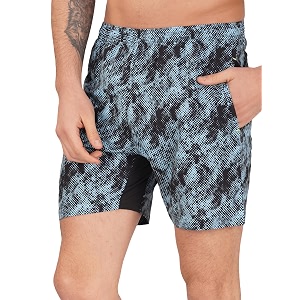 NEVER LOSE Mens 5 inch Swim Trunks