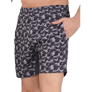 NEVER LOSE Mens 5 inch Swim Trunks