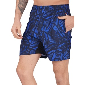 NEVER LOSE Mens 5 inch Swim Trunks