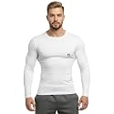 NEVER LOSE Mens Performance Compression Gym T-Shirt | Full Sleeve Sports &amp; Athletic Fitness Wear