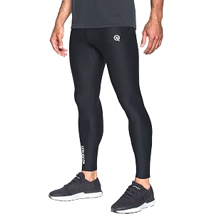 NEVER QUIT Compression Long Tights Skins Mens