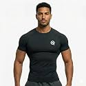 NEVER QUIT Half Sleeve Compression T-Shirt for