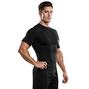 NEVER QUIT Mens Compression Sports T-Shirt