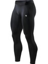 NEVER QUIT Solid Men Black Tights