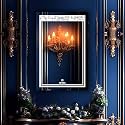 NEVEX 18x24 Inch Rectangle LED Wall Mirror – Frameless Bathroom Mirror with Smart 3 Tone Lighting (Cool White, Natural White &amp; Warm White) | Wall Mounted Vanity Mirror for Wash Basin &amp; Home Décor