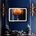 NEVEX 24x18 Inch Horizontal LED Wall Mirror – Frameless Bathroom Vanity Mirror with Smart 3 Tone Lighting (Cool White, Natural White &amp; Warm White) | Modern Wash Basin &amp; Home Décor Mirror