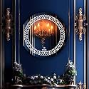 NEVEX 24x24 Inch Round LED Wall Mirror – Frameless Bathroom Vanity Mirror with Smart 3 Tone Lighting (Cool White, Natural White &amp; Warm White) | Modern Wash Basin &amp; Home Décor Mirror