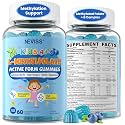 NEVISS L Methylfolate 1000mcg for Kids Teens Gummies + Methyl B6 B12, Active 5-Mthf Methyl Folate, MTHFR Supplement w/Choline Omega-3 Magnesium Zinc, Sugar Free, Vean, 60Cts