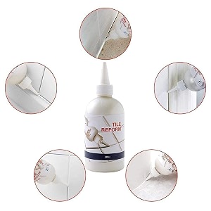 280 ml tiles gap filler waterproof for tiles waterproof silicone sealant for diy home sink tile gap filler grouts repair tube for kitchen wall crack repair bottle 280 ml