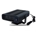 【New 2025】Portable Car Heater Fast Demisting Defroster, 12V 150W Automobile Heater Can Heat Rapidly in 60 Seconds with Heating &amp; Cooling, Car Fan Windshield Defroster(Black) (LT-N001)