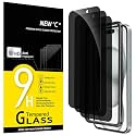 NEW'C for iPhone 16/15 Privacy Screen Protector Installation Tool Included