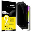 NEW'C for iPhone 16e/14/13, 13 Pro Privacy Screen Protector, Tool Included